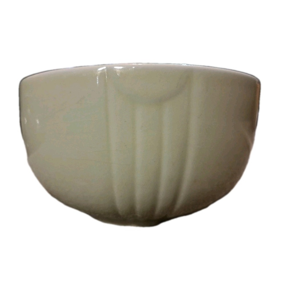 Vtg‎  Hall Pottery Radiance Mixing Bowl Butter Cream 6" X 3.5" USA